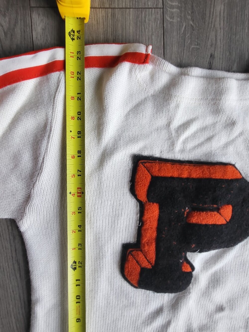 Vtg 1970s Princeton Cheer Uniform Stadium Shaker Sweater Skirt Ivy League P READ - Picture 3 of 15